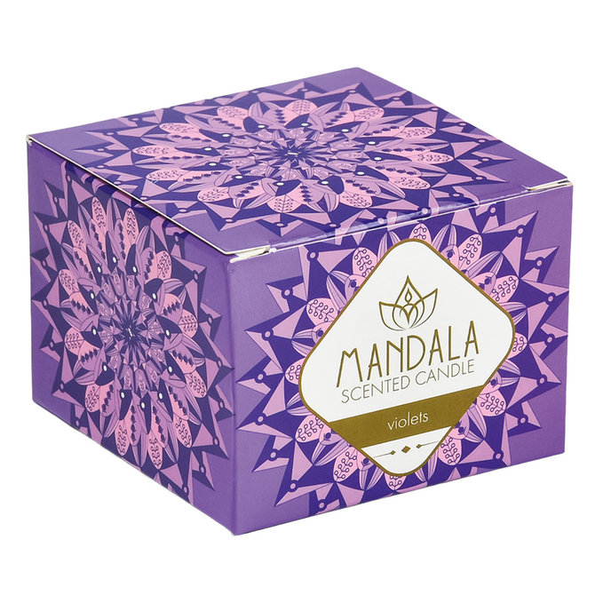 2358-0018 Mandala scented candle