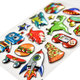 2602-0001 Decorative Stickers Metallic Puffy
