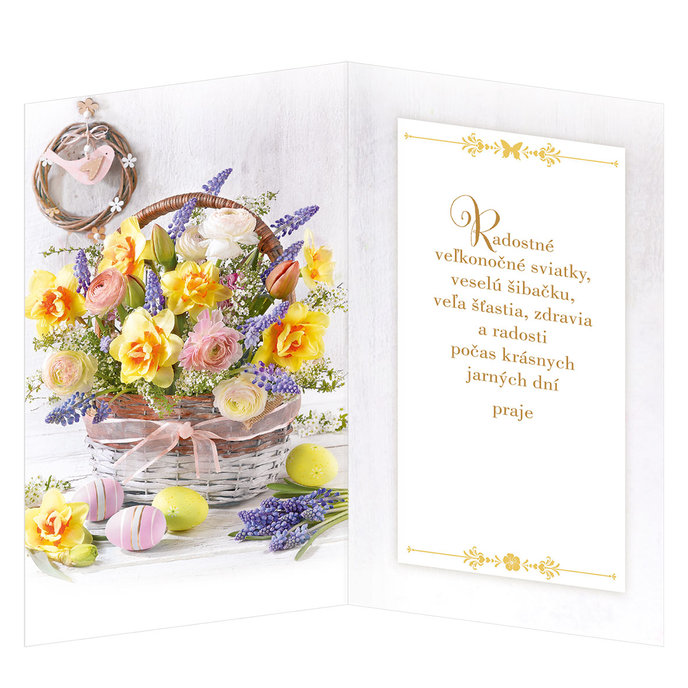 12-6022 Blahoprajná karta veľkonočná SK