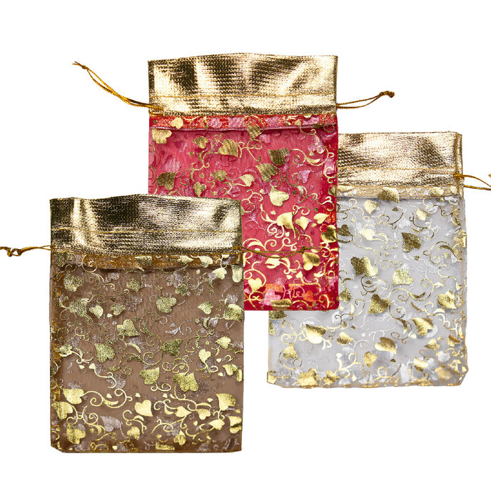 2007-0025 Organza bag 10x14,5cm