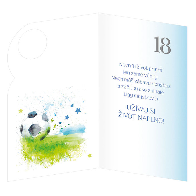15-6603 Blahoprajná karta gratulačná SK/18
