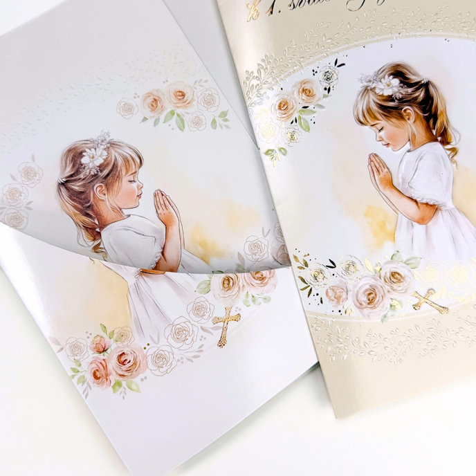 19-653 Greeting card with money flap SK/First holy communion