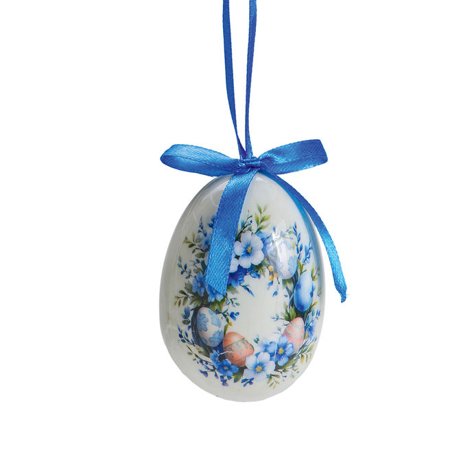2346-0009 Easter decoration - Easter eggs, h. 75 mm, pkg. 4 pcs