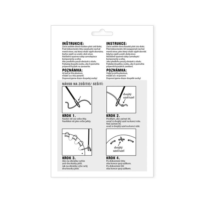 1911-0020 Kreatívna sada - šijeme plstené zvieratko