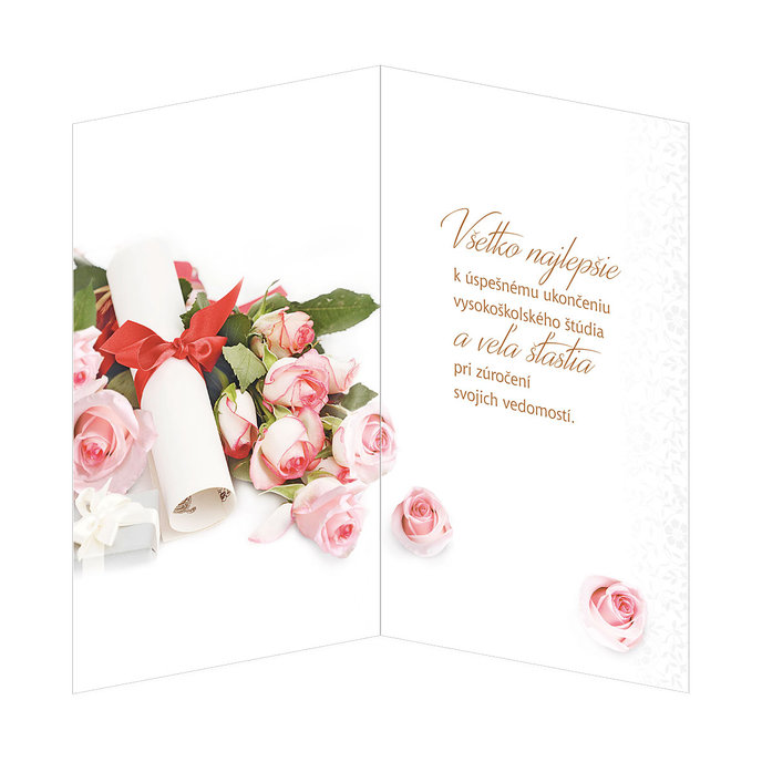 18-693 Blahoprajná karta k ukončeniu štúdia  SK