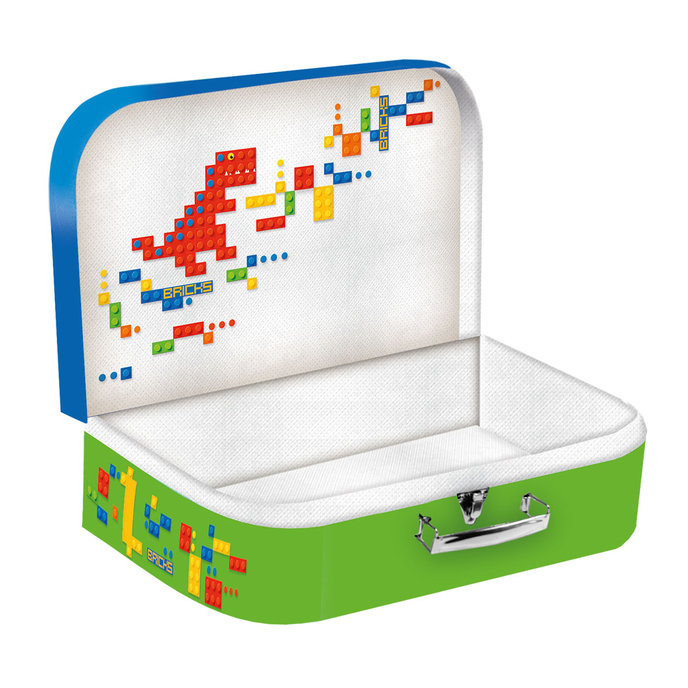 1736-0284 Paper suitcase 35 Colour bricks