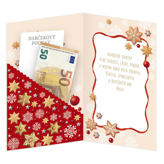 11-6602 Christmas greeting card card with leap SK