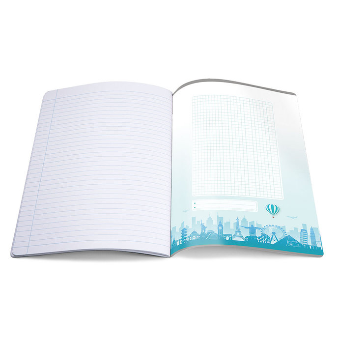 1582-0431 Zošit A4, 40 listov, TYP 444 Travel Time