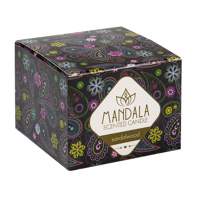 2358-0001 Mandala scented candle