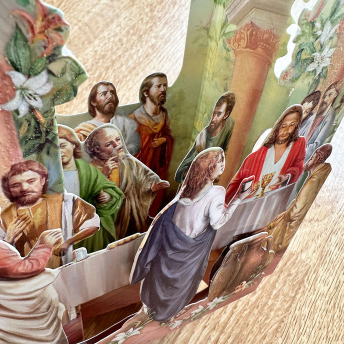 72-600 Easter greeting card 3D SK