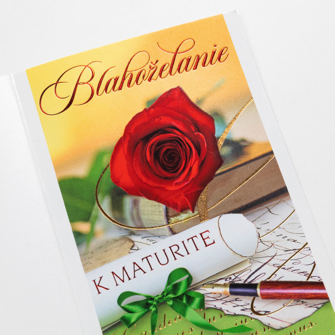 18-6009 Blahoprajná karta k ukončeniu štúdia SK/Maturita