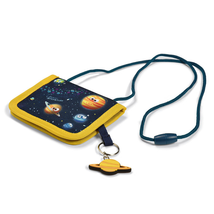 1821-0428 Peňaženka na krk Cosmic adventure