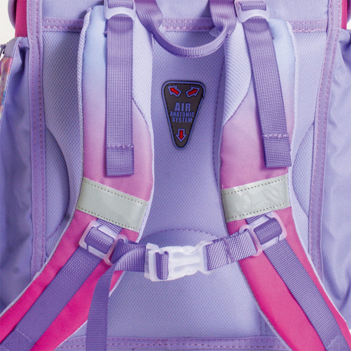 1808-0426 Anatomical school bag Rainbow Ella