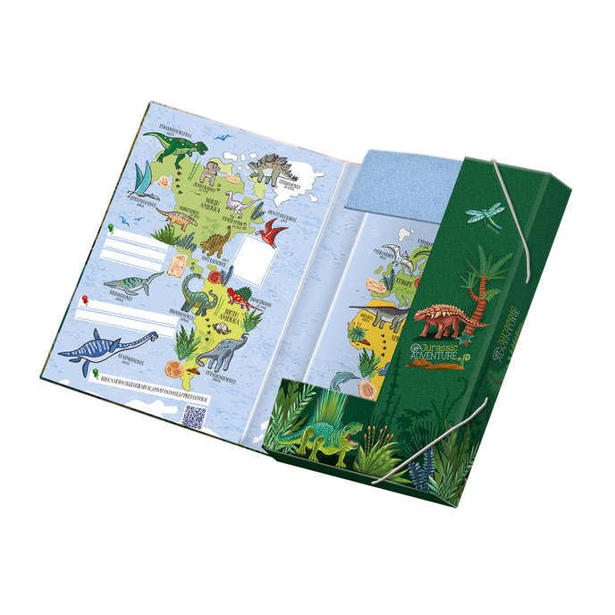 1241-0388 Box na zošity A5 Jurassic ADVENTURE