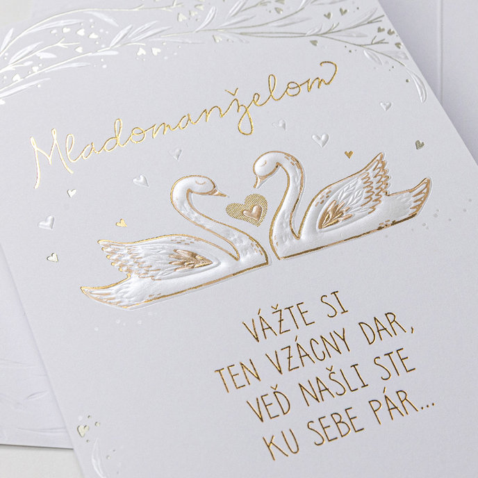 13-435A Wedding greeting card SK