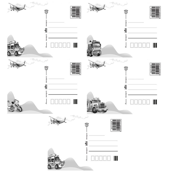 0617-0760 Postcard for children