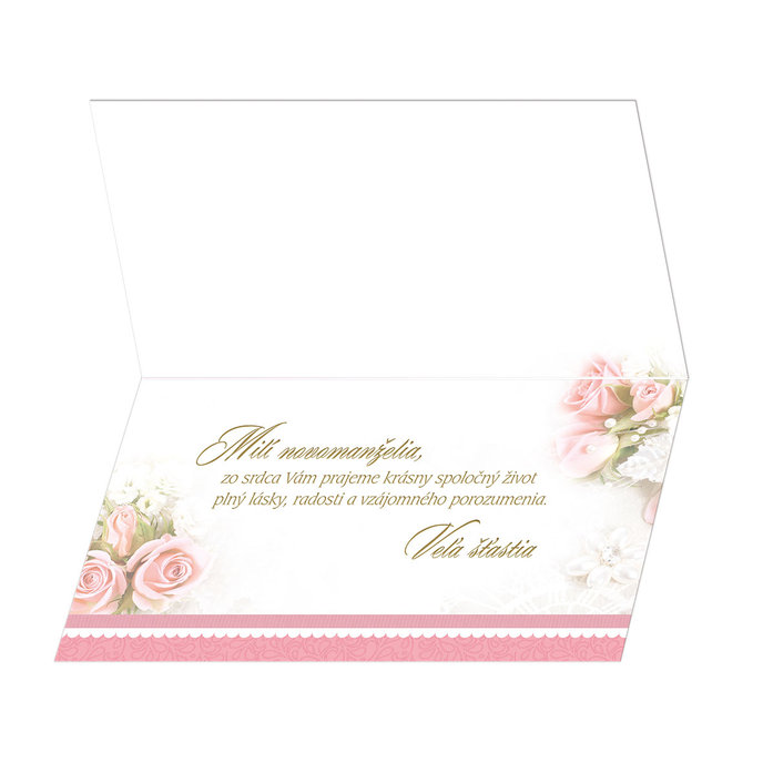 13-6094 Wedding greeting card SK