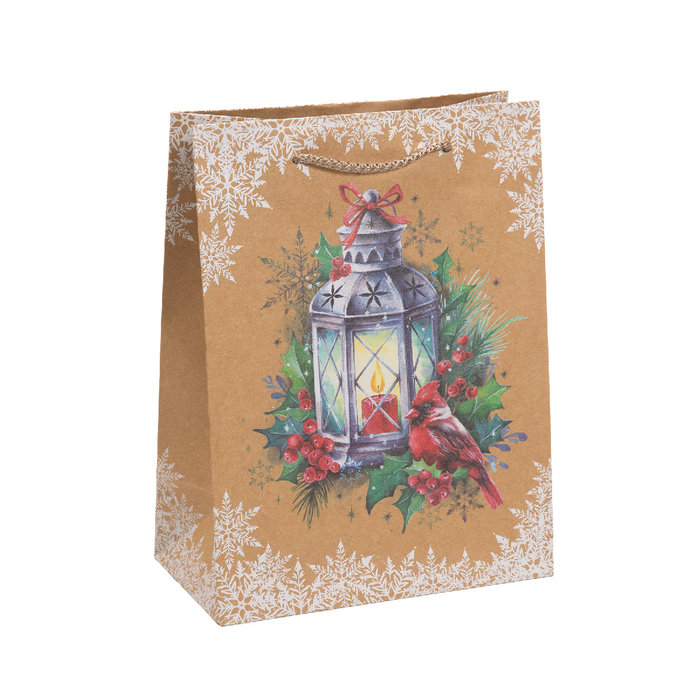 0844-0094 Darčeková taška vianočná NATUR