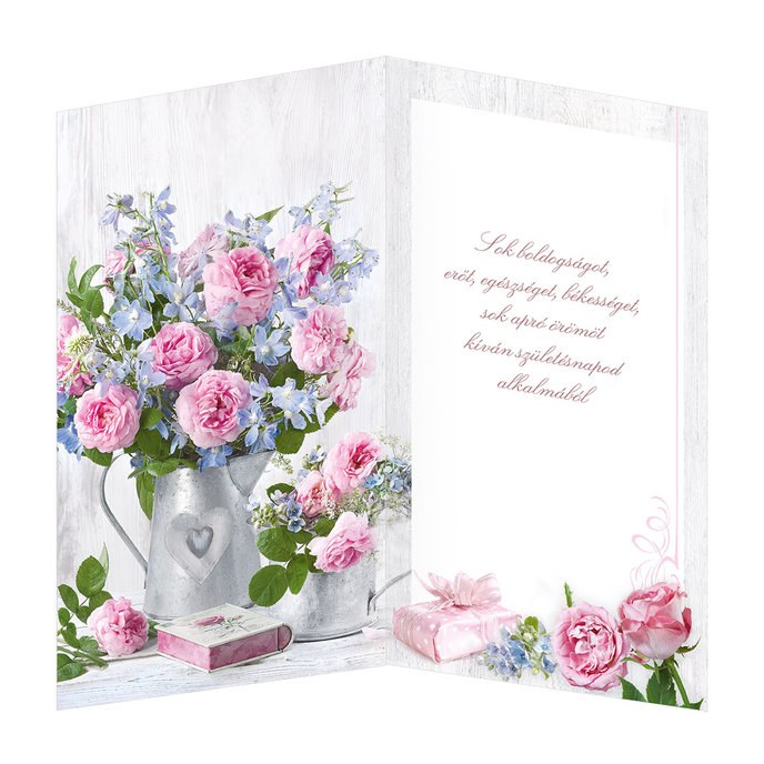 15-6472 Blahoprajná karta gratulačná otočník HU