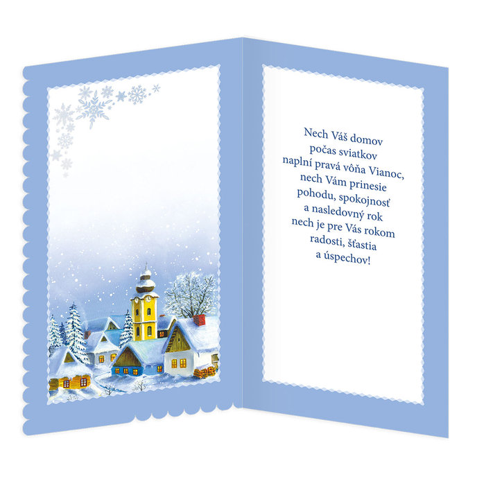 11-6506 Christmas greeting card SK
