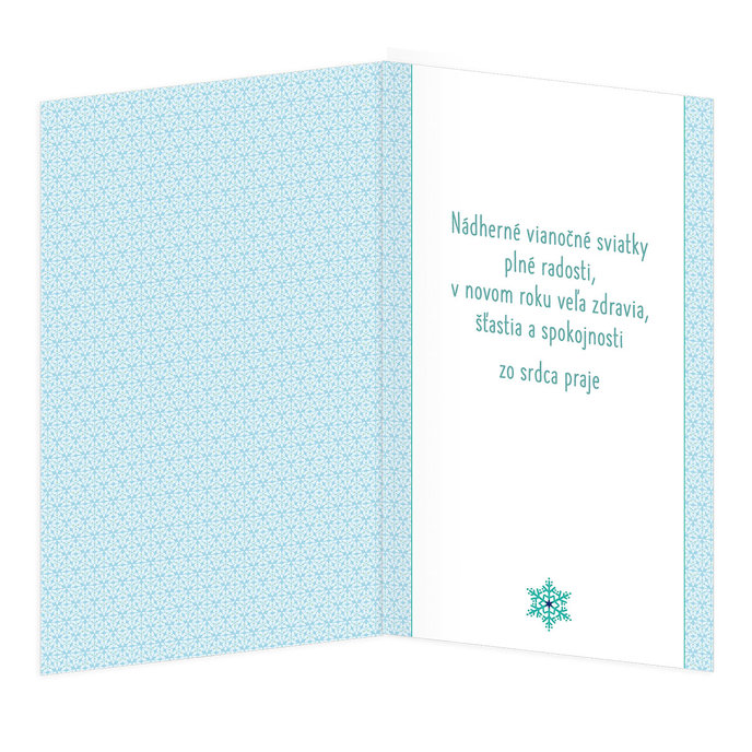 11-6538 Blahoprajná karta vianočná SK