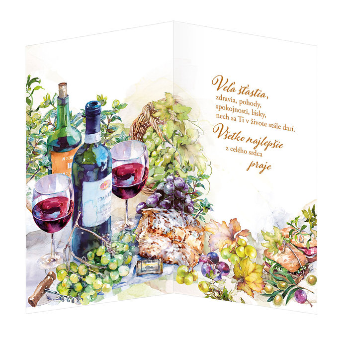 15-6468 Blahoprajná karta gratulačná otočník SK