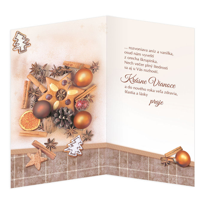 11-6539 Christmas greeting card SK