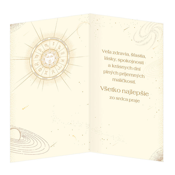 15-6483 Blahoprajná karta gratulačná zverokruh SK BÝK