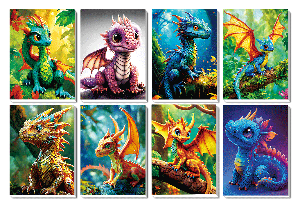 1116-0001 Trhací zápisník s magnetom 3D efekt