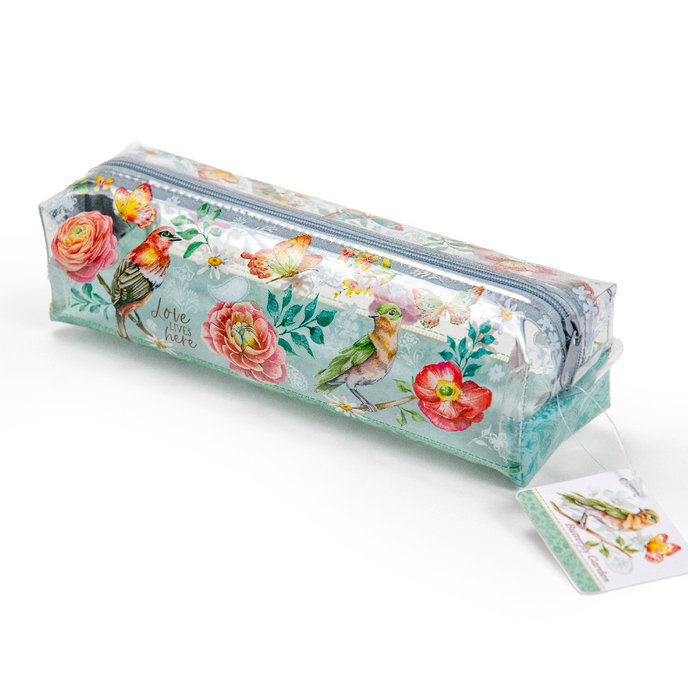 1869-0410 Puzdro na perá Butterfly garden