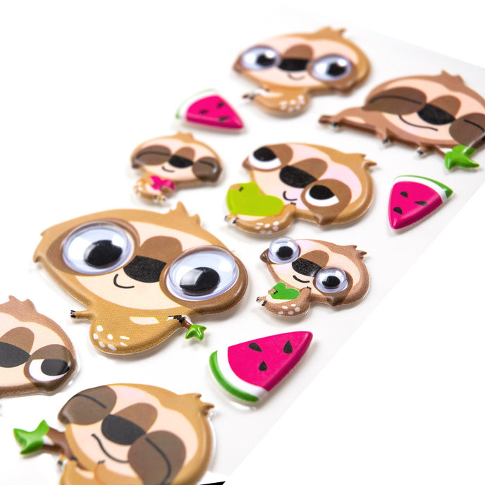 2604-0006 Decorative Stickers Funny & Puffy