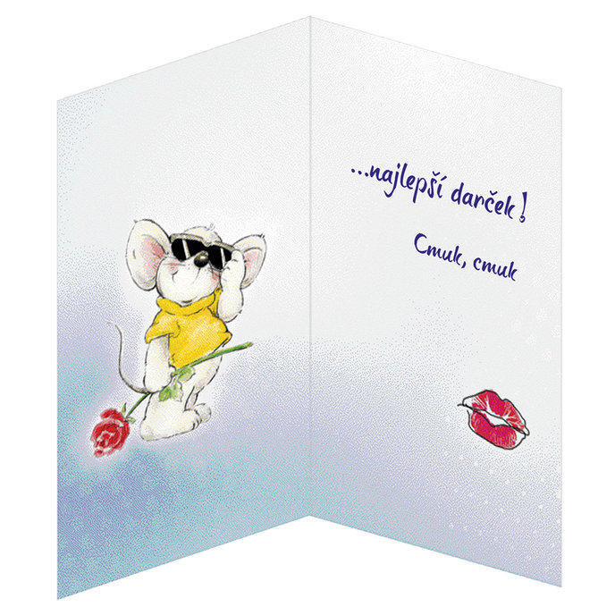 10-618 Blahoprajná karta valentínska