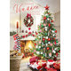 71-9018 Christmas greeting card 3D SK