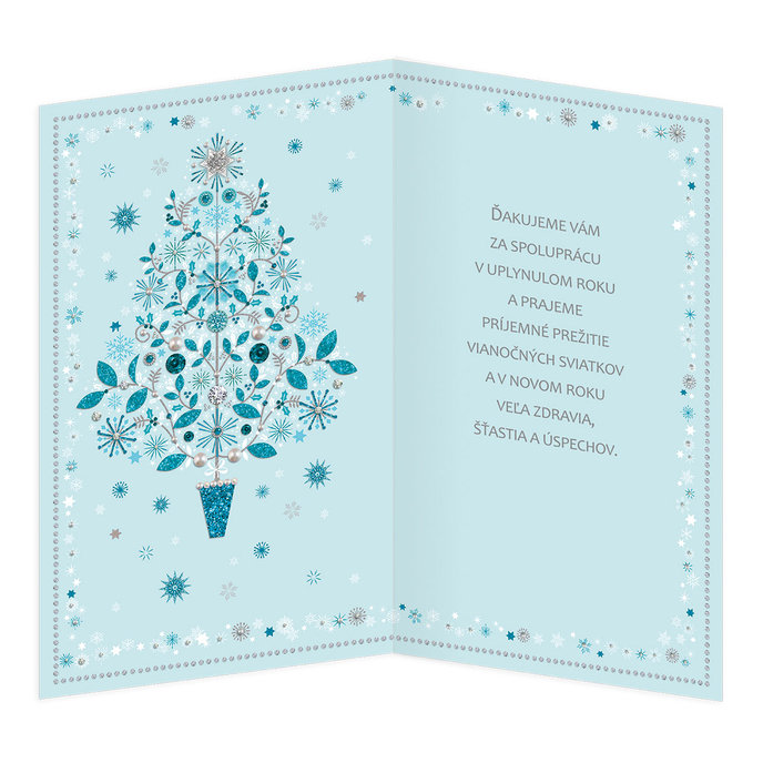 11-6485 Christmas greeting card SK