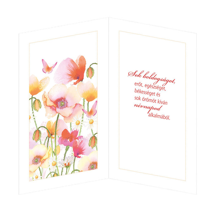 15-6369 Blahoprajná karta gratulačná  HU