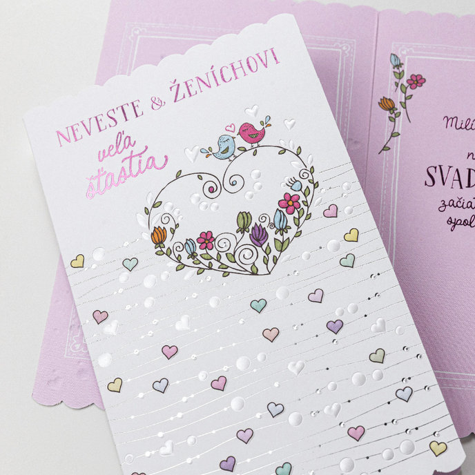 13-6181 Blahoprajná karta svadobná SK