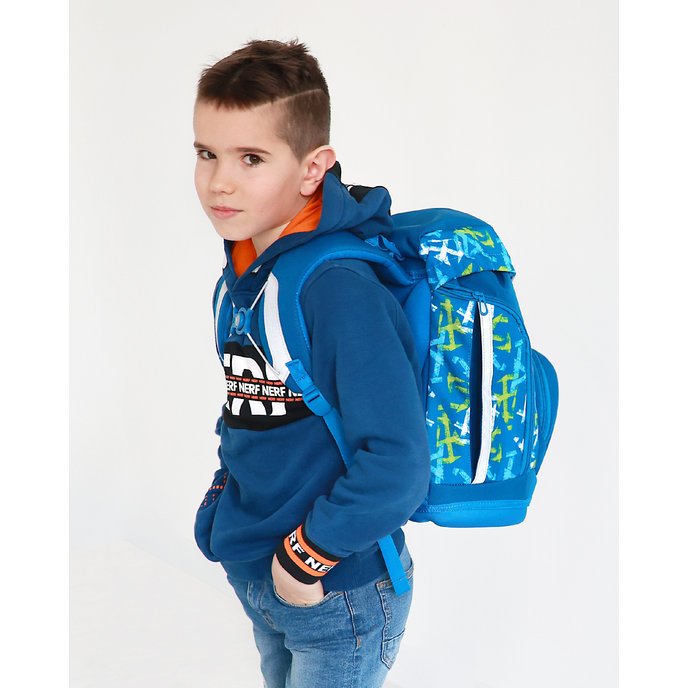 1804-0413 Anatomický školský batoh GOAL TIME