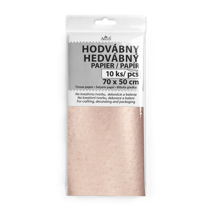 0980-0002 Hodvábny papier METALLIC