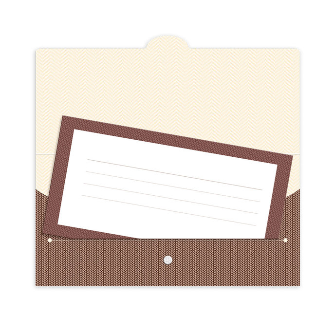 81-6026 Obálka s kartičkou, vianočná