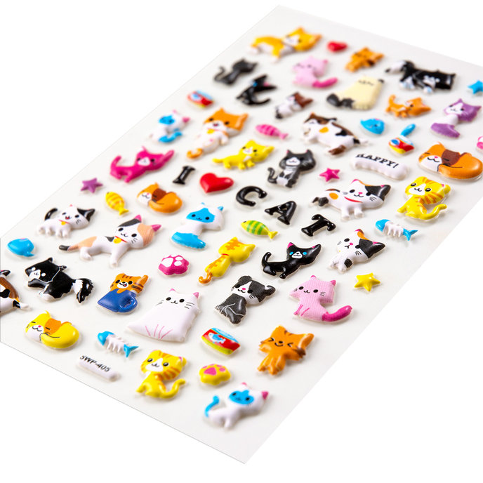2605-8001 Decorative Stickers Soft Puffy - MIX