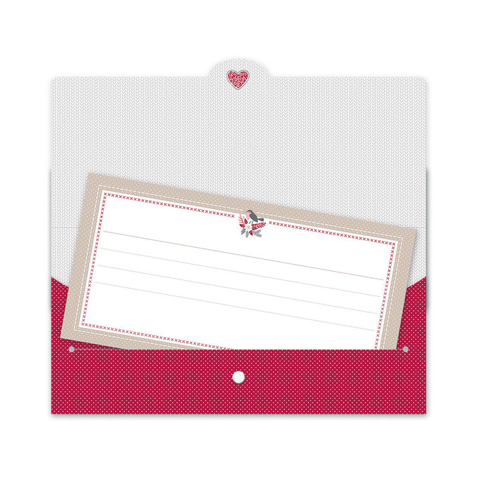 81-6016 Obálka s kartičkou, vianočná