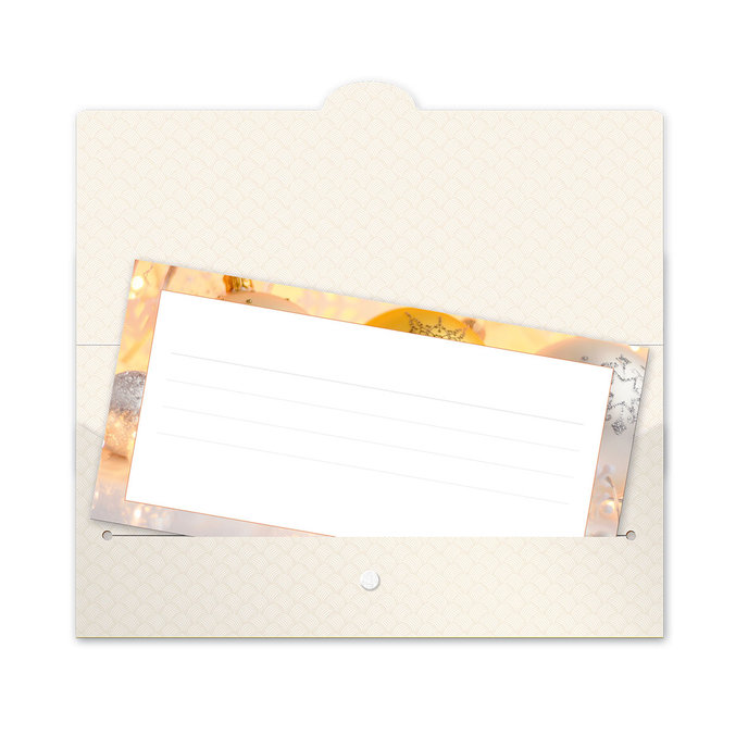 81-6023 Obálka s kartičkou, vianočná