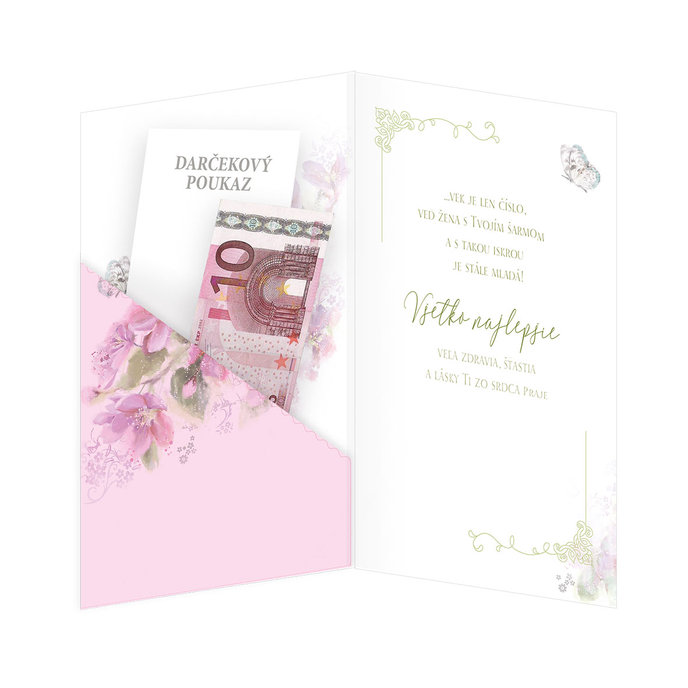 15-6384 nBlahoprajná karta gratulačná klopa SK/30