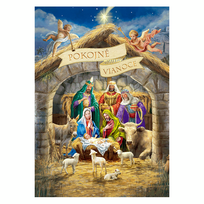 0611-0320s Christmas postcard 3D SK