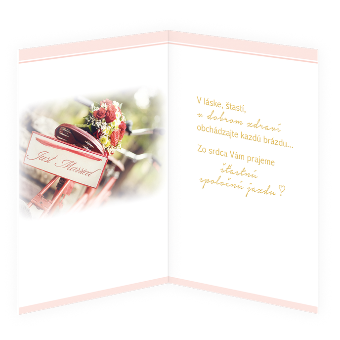 13-6087 Blahoprajná karta svadobná SK