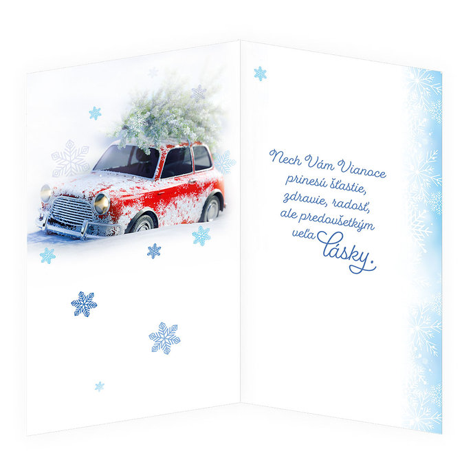 11-6349 Blahoprajná karta vianočná SK