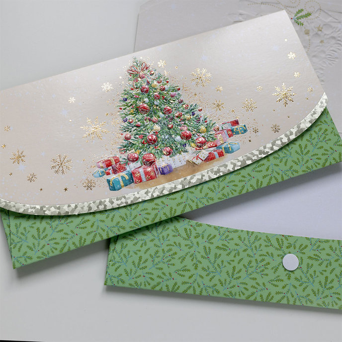 91-6010 Obálka na voucher, vianočná