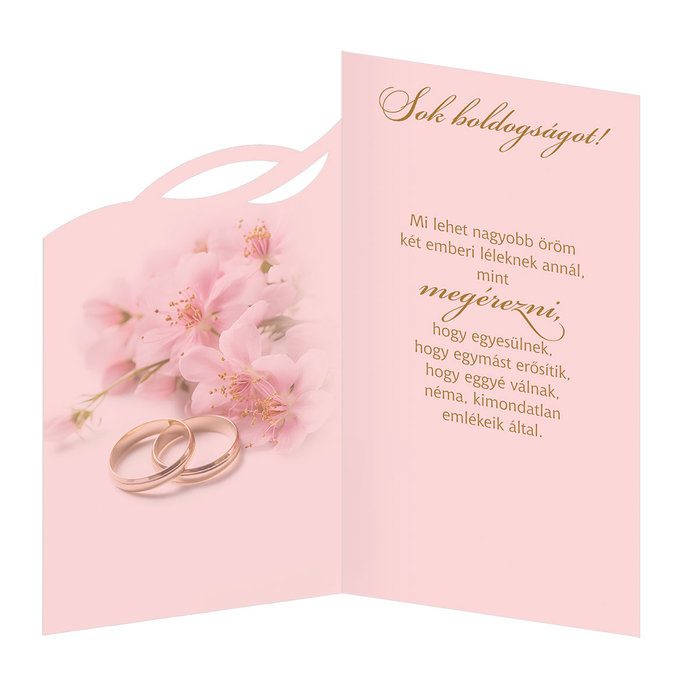13-6172 Wedding greeting card HU