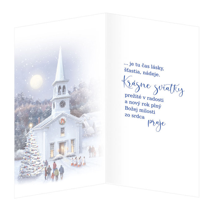 11-6429 Blahoprajná karta vianočná SK