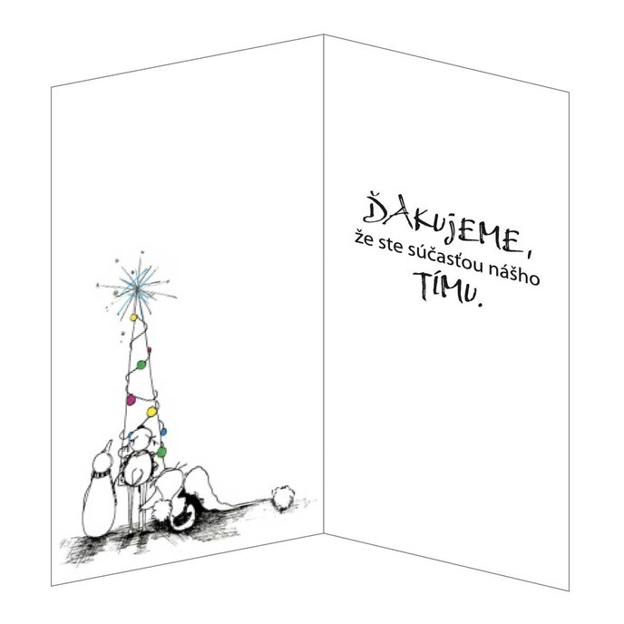 11-6207 Christmas greeting card SK